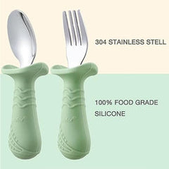 TODDLER FOLK & SPOON UTENSIL SET(pack of 2) MTM STORE
