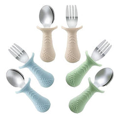 TODDLER FOLK & SPOON UTENSIL SET(pack of 2) MTM STORE