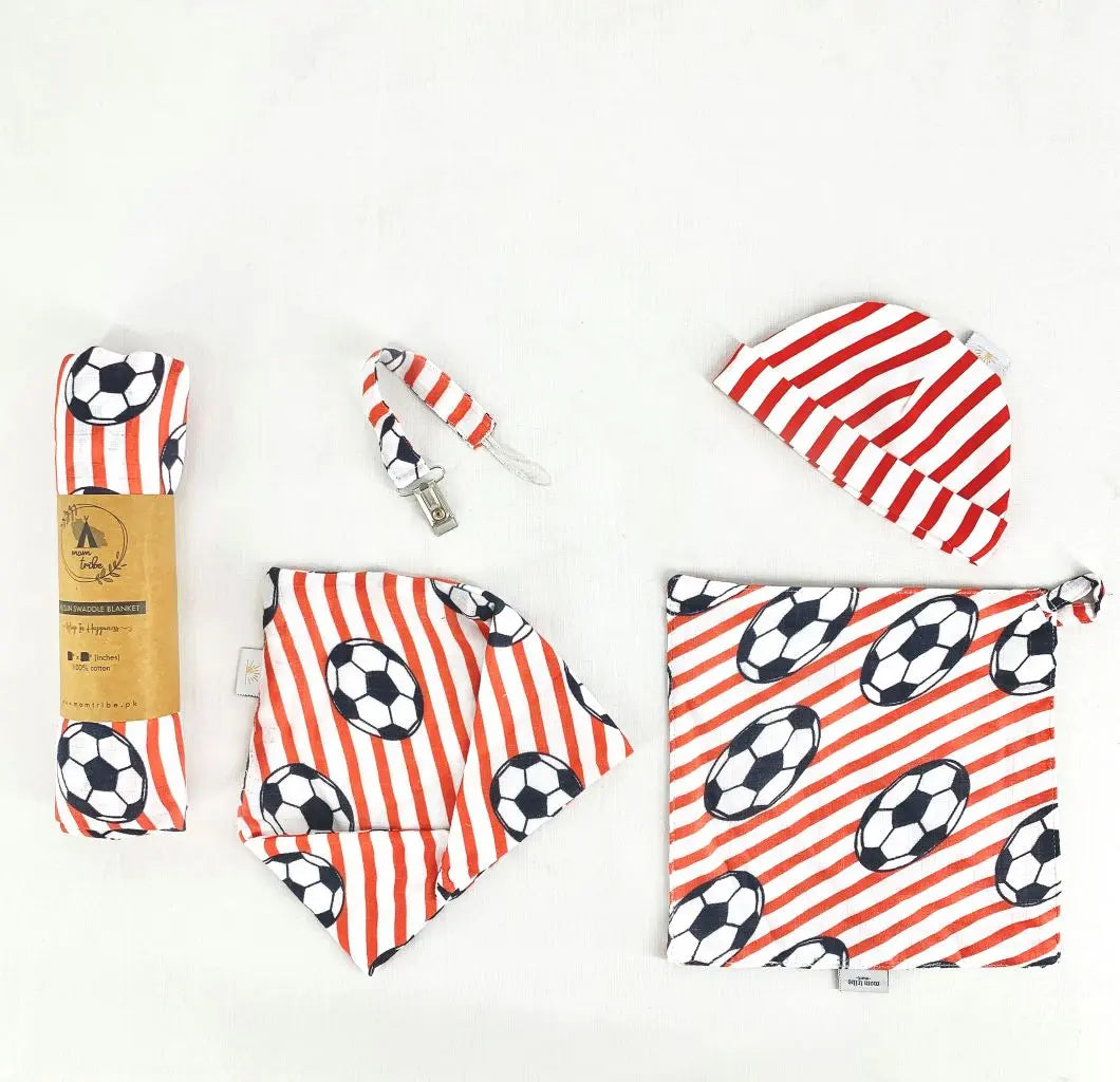 GIVE ME GOAL MUSLIN SWADDLE MTM