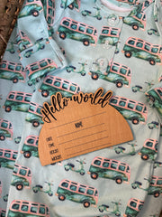 HELLO WORLD WOODEN PLAQUE MTM