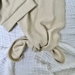 RIBBED JERSEY KNOTTED GOWN MTM