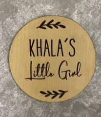 KHALA'S LITTLE GIRL PLAQUE MTM