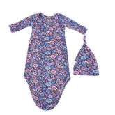 LAVENDER KNOTTED JERSEY GOWN MTM