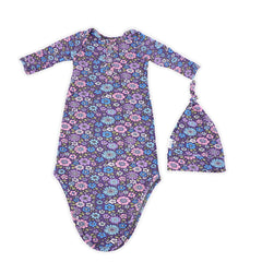 LAVENDER KNOTTED JERSEY GOWN MTM