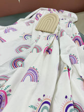 PURPLE RAINBOW JERSEY SWADDLE