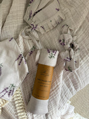 LAVENDER MUSLIN SWADDLE MTM