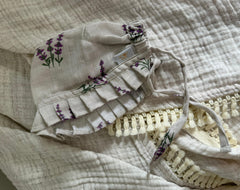 LAVENDER MUSLIN SWADDLE MTM