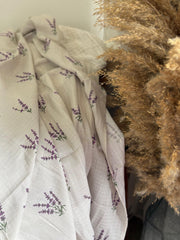 LAVENDER MUSLIN SWADDLE MTM