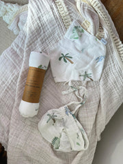 PALM PARADISE MUSLIN SWADDLE MTM