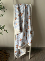LITTLE BEARS FLANNEL BLANKET MTM