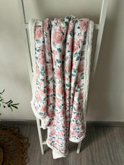 SERENITY ROSES FLANNEL BLANKET MTM