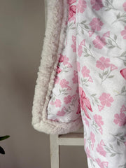 BOWS & PETAL FLANNEL BLANKET