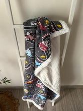 DRIVE IN DREAM FLANNEL BLANKET