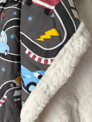 DRIVE IN DREAM FLANNEL BLANKET MTM