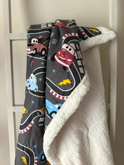 DRIVE IN DREAM FLANNEL BLANKET MTM
