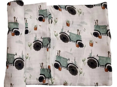 TRACTORS MUSLIN SWADDLE MTM