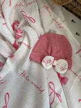 TINY BOW MUSLIN SWADDLE MTM
