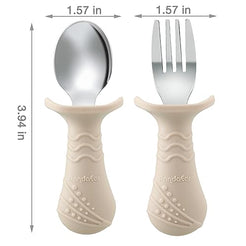 TODDLER FOLK & SPOON UTENSIL SET(pack of 2) MTM STORE