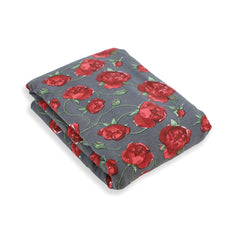 RED ROSE JERSEY SWADDLE