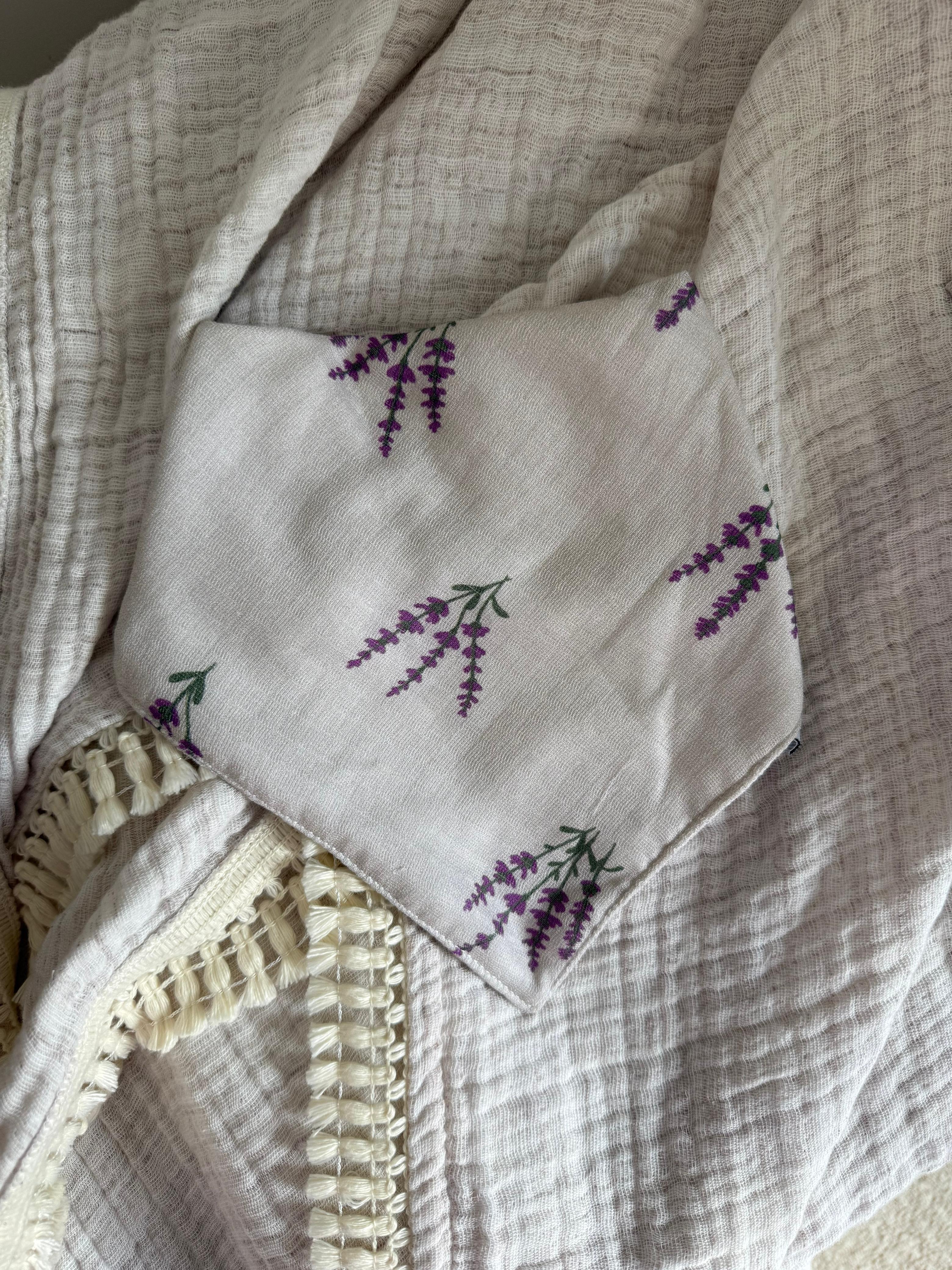 LAVENDER MUSLIN SWADDLE