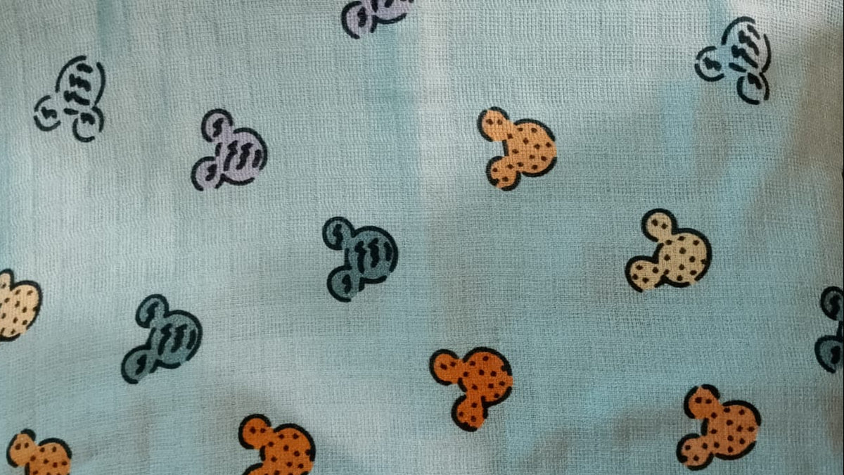 MICKEY  MUSLIN SWADDLE MTM