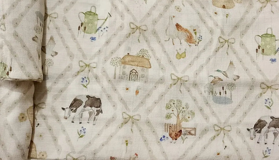 BUTTERFLY MUSLIN SWADDLE (Copy) MTM