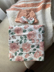 FLORISH FLANNEL SWADDLE