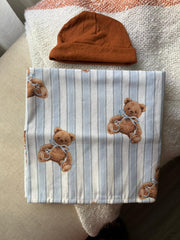 CARNIVAL FREINDS FLANNEL SWADDLE
