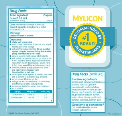 Infants’ Mylicon – Gas Relief Dye-Free Formula MTM STORE