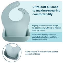 Panda ear Silicone Bibs MTM STORE