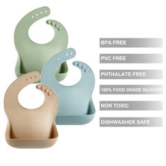 Panda ear Silicone Bibs MTM STORE
